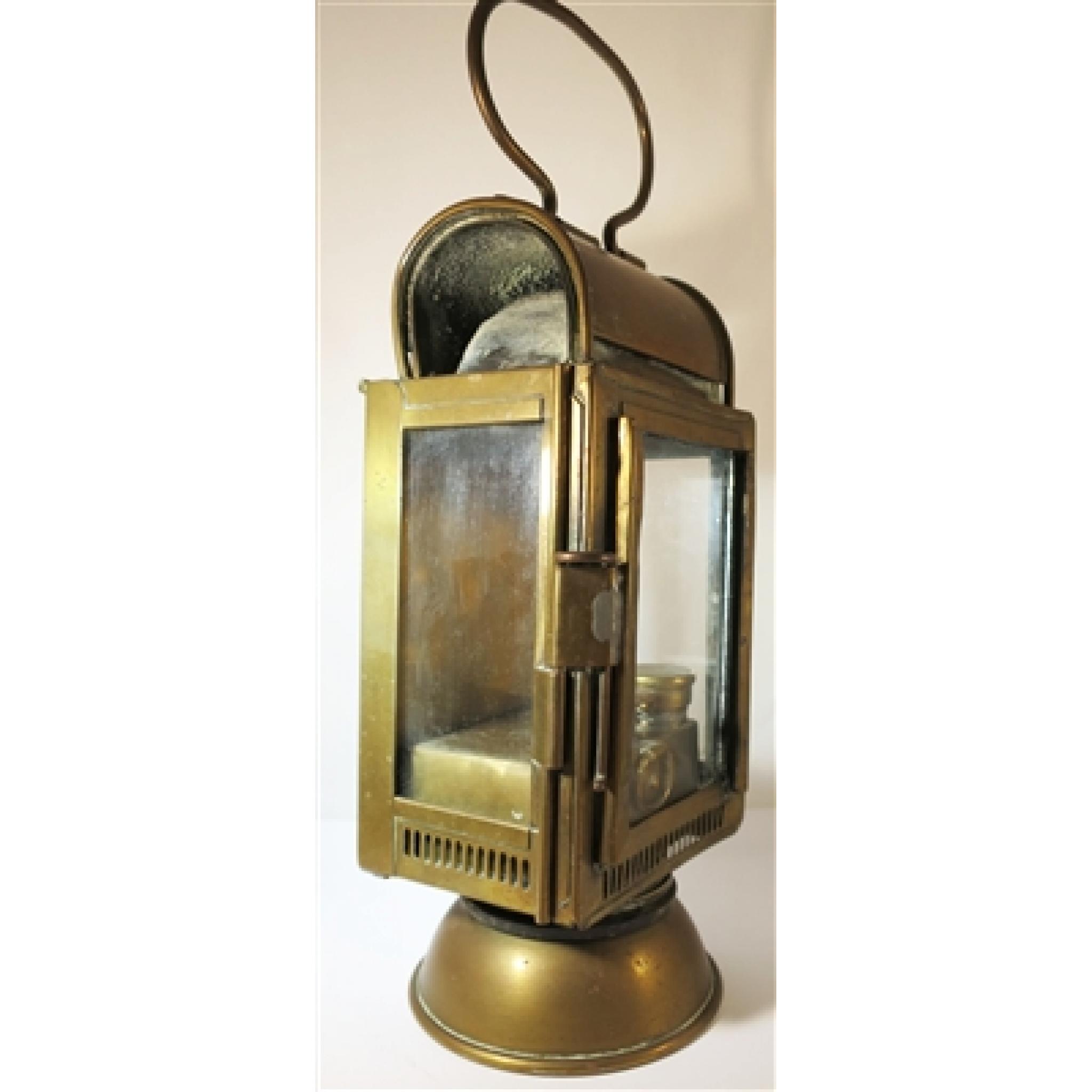 Vintage metal oil lamp