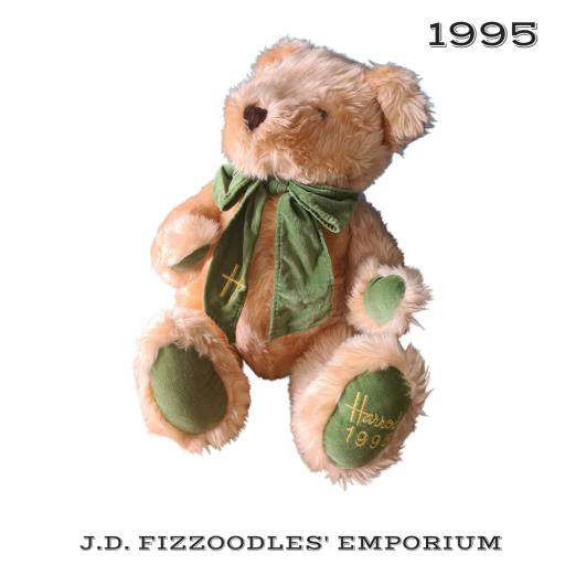 Harrods 1995 edition Christmas Teddy Bear